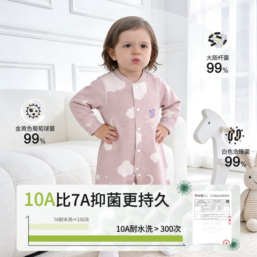 Childlike love, cream wool, baby jumpsuit, newborn clothes, warm spring, autumn and winter baby bottoming clothes and rompers