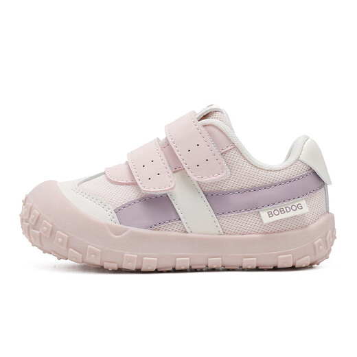 BOBDOG Children's Shoes Boys' Baby Shoes 2026 Spring New Girls Soft Sole Children's Functional Shoes Baby Toddler Shoes Light Pink/M 26 Suitable for Feet Length 15.0CM
