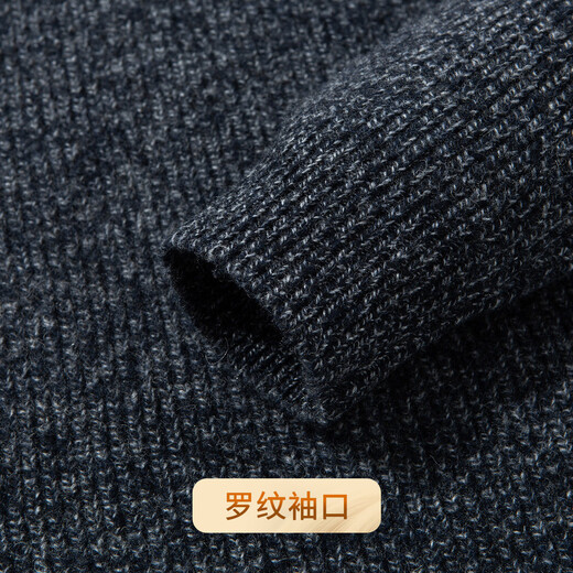 Rich 100% pure sheep wool 540G sweater winter men's thickened warm sweater with round neck men's wool sweater for men