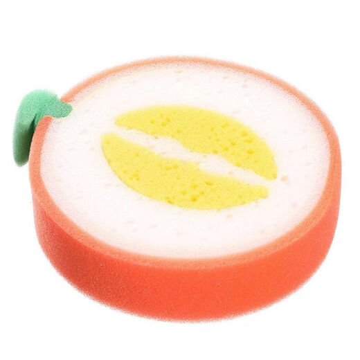 Shantou Lincun dishcloth kitchen cleaning sponge wipe decontamination scouring pad cartoon fruit brush pot magic sponge cantaloupe decontamination