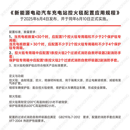 Huajie fire mask 3C certified anti-virus, anti-smoke and fire mask fire escape home hotel self-rescue respirator 6m*8m car fire blanket (fiberglass)