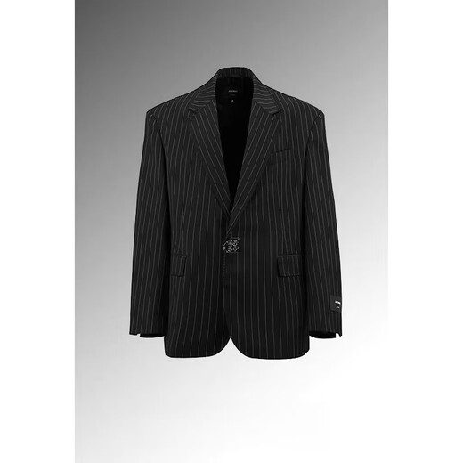 CHEVALPES国际一线品牌大廓形羊毛混纺条纹精裁西装套西套装全性别 西裤 XL 3码