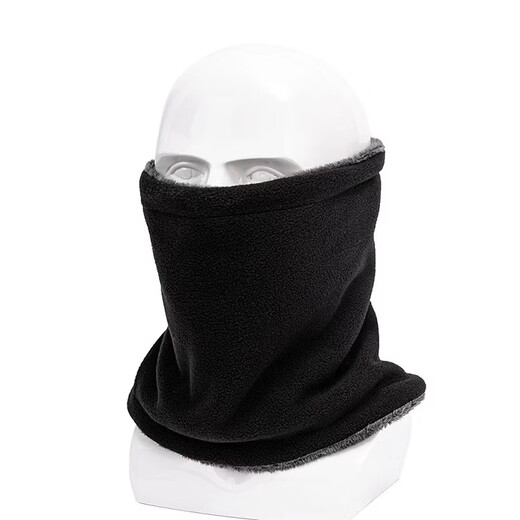 Haihuizhou cycling mask men's scarf hat integrated scarf neck cover women's winter warm headgear men's outdoor sports neck protector black