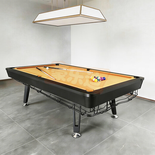 Holladi American pool table for home indoor standard black eight billiards hall commercial adult billiards hall special custom billiard table 7-foot MDF board-three-in-one-ball pick-up style. Consult customer service to customize the color of the table body and billiards.