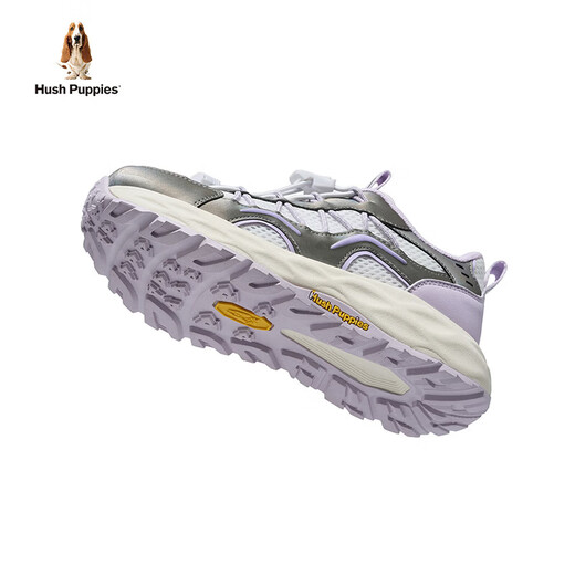 Hush Puppies Children's Shoes Boys' Sports Shoes 2026 Spring Children's Girls' Big Children's Soft Sole Running Runaway Outdoor Mountaineering Hiking Shoes HP6605008 Iris Purple 29