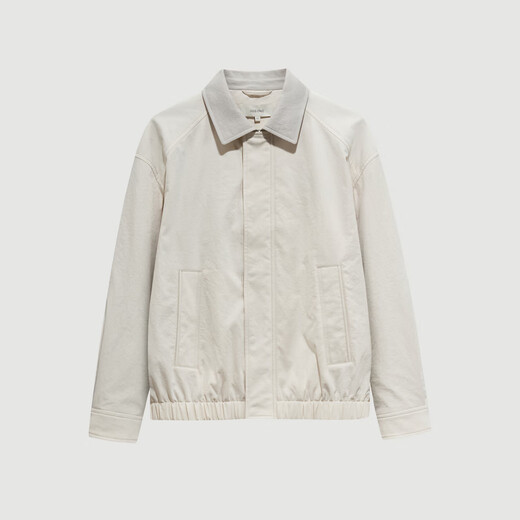 Jiumuwang Shopping Mall Same Style Lucky Series Cotton Jacket Men's 26 Spring New New Year Lapel Jacket Top Fashion Version + Fresh White + DJ2612529 L 175/96A(50)