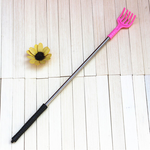 Yusenyi back scratcher does not ask for help, stainless steel back scratcher, scratching artifact, old man's back scratcher, random color, 2 pack