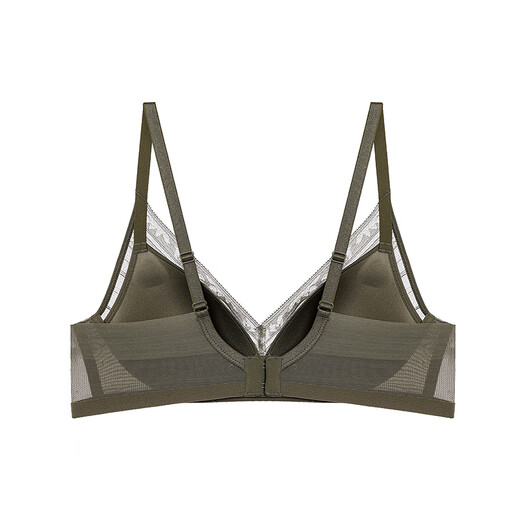 Aimer Fuye Tingfeng 3/4 thin mold cup bra AM17C581 Cangcha Green A9E 75B