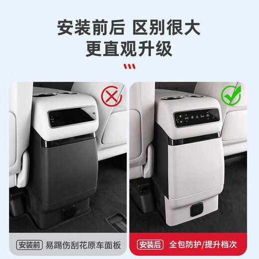 Ideal MEGA refrigerator anti-kick pad rear air-conditioning anti-kick plate cover interior decoration supplies accessories MEGA refrigerator anti-kick plate original car