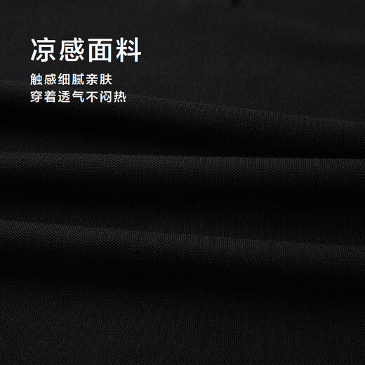 Heilan House (HLA) short-sleeved POLO shirt for men 26 New Year of the Horse New Year series cool short-sleeved men's summer black 5D S 165/84A recommended 113~124Jin Jin equals 0.5 kg