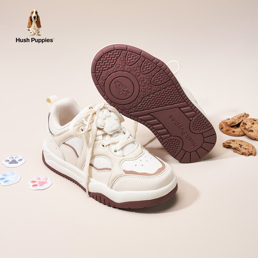Hush Puppies Little Claws Children's Shoes Children's Shoes Girls' Sports Shoes Boys' Running Shoes Teenagers' Casual Shoes for Large Children HP6604005 Oatmeal Color 29