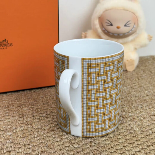 Hermes coffee cup 24 gold mosaic mug New Year's gift 300ml New Year's gift gold 300ml