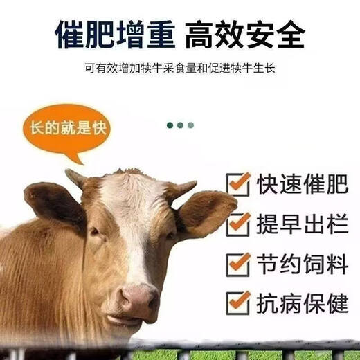 Gefuya cattle and sheep premixed beef and calf fattening feed for rapid fattening and weight gain, enlarging the skeleton, balanced nutrition and promoting growth. Xinjiang and Tibet shot this refining feed.