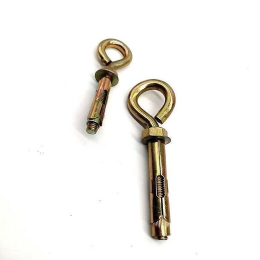 CLCEY sheep eye ring expansion screw with ring expansion ring swing pull-up extended expansion ring ceiling fan hook ring expansion wire round head expansion wire M8*100 one box