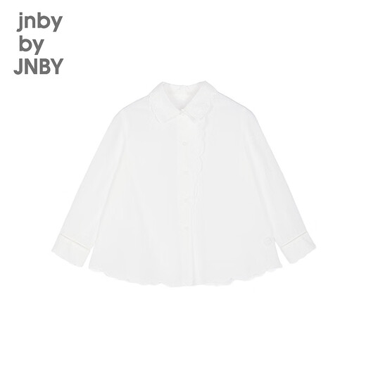 Jnby by JNBY new Jiangnan Buyi children's shirt 26 spring girls 1Q3213390 105/semi-bleached 100cm