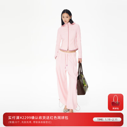 RE VAN Rui Fan new designer style gentle cloud hat set RL92402230 pink L /40