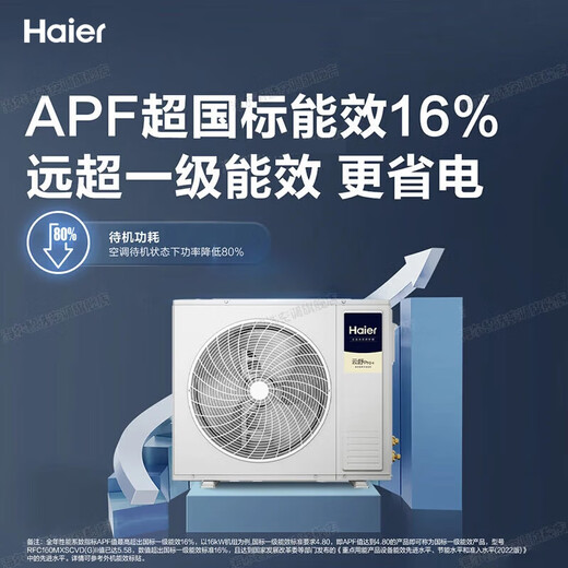 Haier central air conditioner Yunshu Pro+ is energy-saving, one-to-four household multi-split one-to-five duct machine, one-to-six, full DC frequency conversion, formaldehyde removal, whole house purification, 15% off when ordering, large 6 horsepower, first-class energy efficiency, new product Yunshu Pro+, one-to-six long-term formaldehyde removal