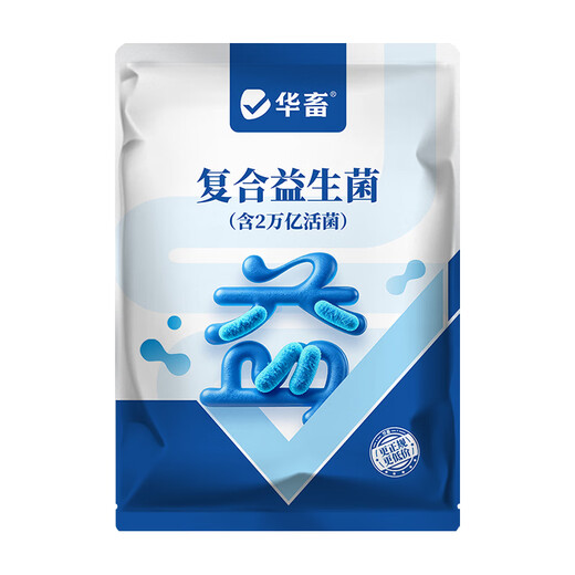 Huaxiu veterinary live bacteria plus enzyme probiotics appetizer fattening conditioning intestinal ammonia removal pig livestock feed additives 1 bag buy 2 get 1 Jin Jin equal to 0.5 kg multi-dimensional compound probiotics