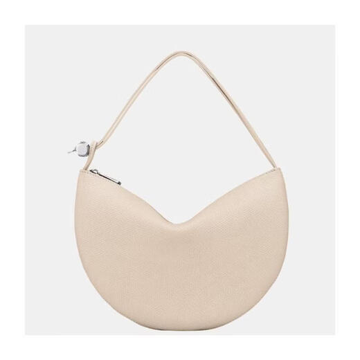 Longchamp (LONGCHAMP) women's handbag is lightweight for daily commuting, simple storage, adjustable shoulder strap, beige leather texture, beige, one size fits all