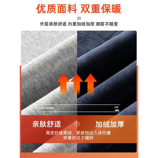 Playboy (PLAYBOY) cardigan sweatshirt men's spring new American trendy loose jacket fog hidden gray XL