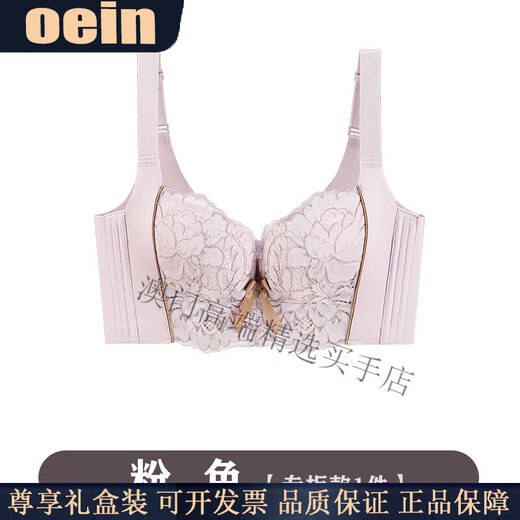 Oein Light Luxury Brand Women's Adjustable Underwear Women's Small Breast Gathering Secondary Breast Shaping Anti-Sagging Bra Mi Skin 1 piece 70A