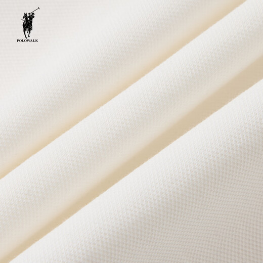 POLOWALK children's clothing 2026 summer new style boys' short-sleeved T-shirt POLO shirt cotton summer children's top APIW522F0331 white 110