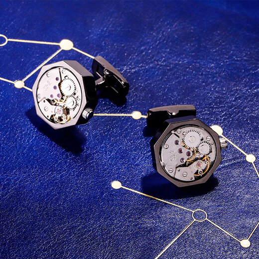 KFLK French shirt cufflinks for men, light luxury custom shirt buttons, mechanical cuff nails, cuff nails for men, cufflinks K163