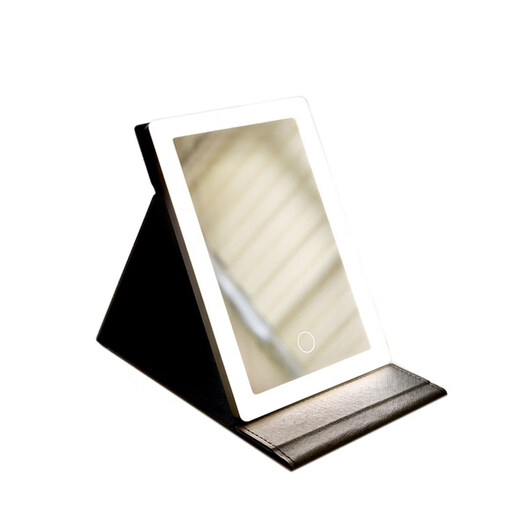 High Definition Led Cosmetic Mirror Desktop Folding Mirror and Home Dormitory Travel Portable Filled Light Desktop Cosmetic Mirror White Cosmetic Mirror