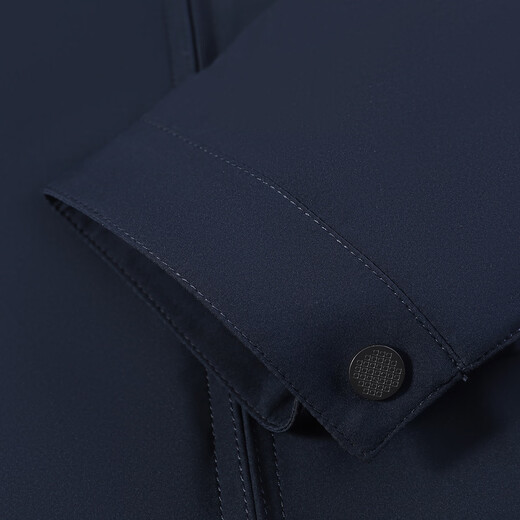 Blue Veyron Seiko Quality Skin Friendly Comfortable Lapel Stiff Jacket Men's Spring and Autumn Business Casual Temperament Versatile Jacket