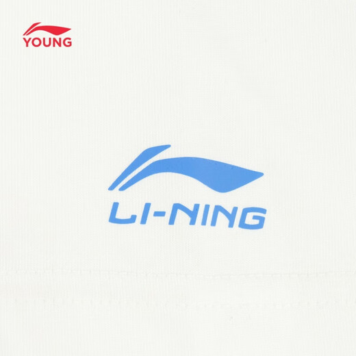 Li Ning (LI-NING) children's clothing children's sports short-sleeved boys' and older children's icy comfortable antibacterial loose T-shirt cultural shirt 140YHSW031-1