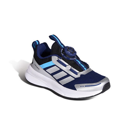 Adidas (adidas) children's shoes 2026 spring boys' children's rotating button HABU small and big children's comfortable casual sports shoes KI4127 KI4127 dark blue/white/black 30 yards/11.5k/foot length 18cm