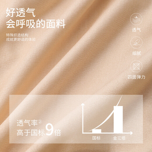 Jinsanta Silk Bra Push-up Seamless Underwear Women's Mulberry Silk Wire-Free Breast Control Anti-Sagging Bra Thin Skin Color S