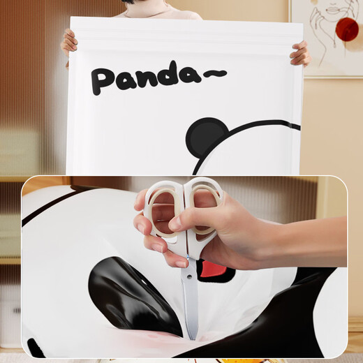 Wings Vacuum Compression Bag Storage Clothes and Quilts Clothes Bag Cat Head Puppy Manual Air Pump Set Combination Recommendation 3 Extra Large + 2 Extra Large + 3 Large + 2 Medium