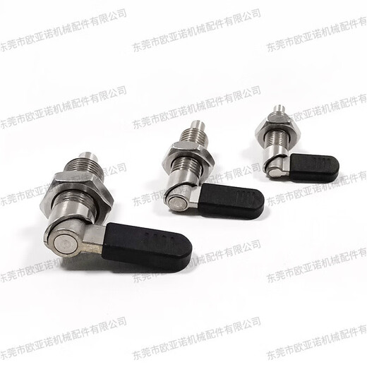 Ji Litian L-type handle knob plunger self-locking reset knob plunger stop pin standard carbon steel knob plunger M16