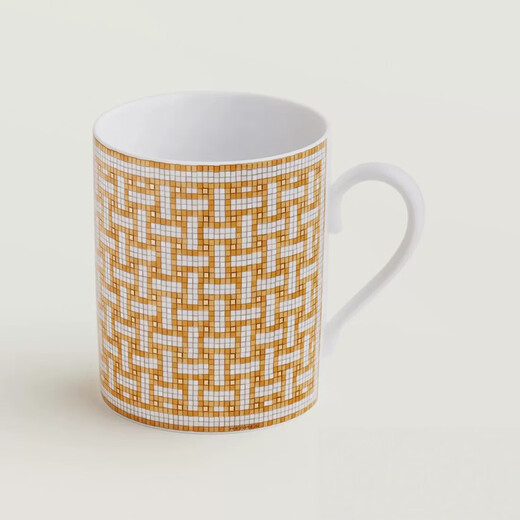 Hermes coffee cup 24 gold mosaic mug New Year's gift 300ml New Year's gift gold 300ml