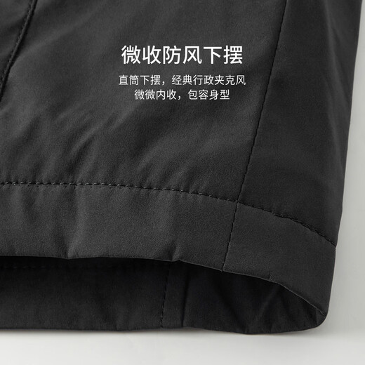 Shanshan three-proof fabric New Year's jacket men's spring and autumn business casual commuting stand collar comfortable men's clothing