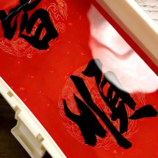 Shanlianhu pen thickened five pairs dragon and phoenix auspicious ten thousand years red couplet paper 2026 new year thickened spring couplets blank handwritten brush calligraphy special works paper blessing word bucket square door decoration