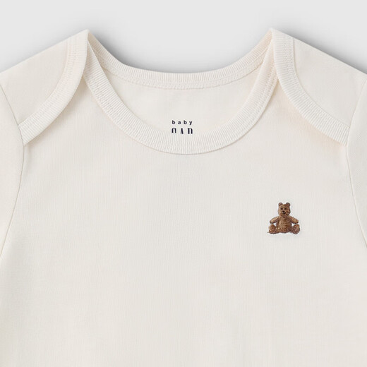 GAP infant and toddler 2026 spring new pure cotton short-sleeved jumpsuit two-piece children's clothing romper 861543