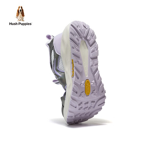 Hush Puppies Children's Shoes Boys' Sports Shoes 2026 Spring Children's Girls' Big Children's Soft Sole Running Runaway Outdoor Mountaineering Hiking Shoes HP6605008 Iris Purple 29