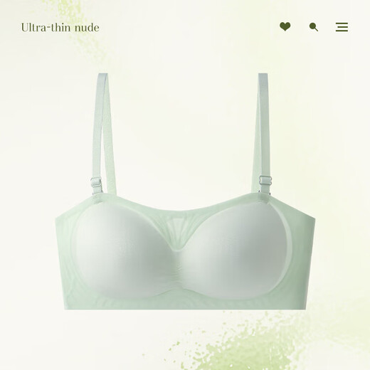 内衣女夏季薄款小胸聚拢吊带抹胸细肩带一体式背心文 S (75-95Jin Jin等于0.5千克 32/70ABC)