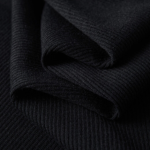 Sibaishe short sweater 2026 summer new women's clothing simple slim slim round neck pullover short-sleeved top black S