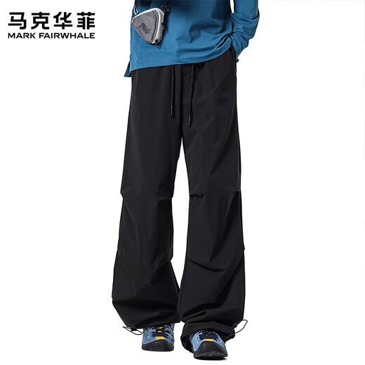 MARK FAIRWHALE American Retro Casual Pants Men's 2026 Spring New Loose Straight Comfortable Versatile Handsome Long Pants Men's Coffee Green + Off-White Discount Two Pieces S Recommended 100-110 Jin Jin is equal to 0.5 kg