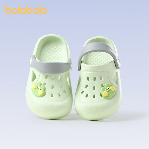 Balabala boys' clogs 2026 summer new girls' slippers soft bottom anti-slip middle and large children's slippers for beach wear