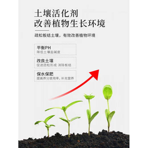 LDVEP土壤活化剂活化宝改良养花疏松土精营养液防板结花肥料微生物黑水 200克一瓶装
