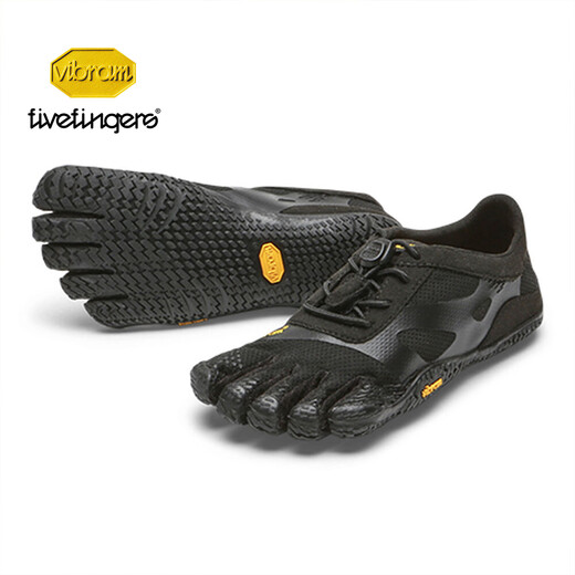 Vibram new children's five-toed shoes fitness training running sports barefoot walking posture improvement five-toed shoes black 32