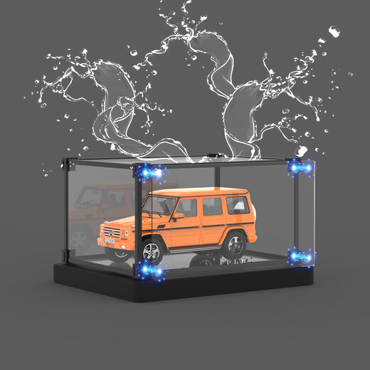 DAMIC figure display box acrylic transparent storage multi-layer lattice cabinet free combination model cabinet customization AIXIEZHE series 40*20*20cm