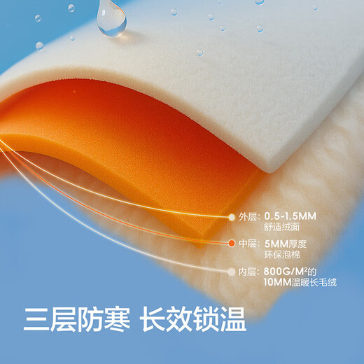 Balabala children's shoes children's snow boots for boys and girls cotton boots thickened velvet mid-calf boots winter boots warm shoes mid-top button-purple tone non-slip and water-repellent 24 (foot length 14.3-14.7/inner length 15.7)