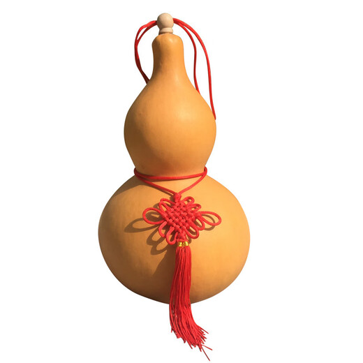 吉韵軒精品文玩天然真木大小开口葫芦挂件客厅门口胡芦摆件横梁工艺礼品 4-7厘米【挂件】送粘钩