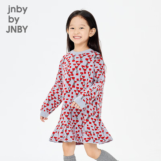 Jnby by JNBYjnby by JNBY New Jiangnan Buyi Children's Dress 26 Spring Girls 1Q1G11600 407/Blue Mottled Color 120cm