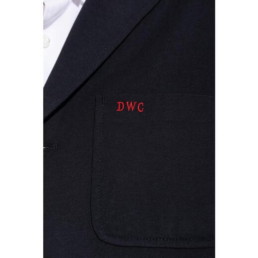 Dsquared2 Women's Suit Warm and Durable Dark Blue Work Commuter Jacket Simple Dark Blue One Size | 2XS